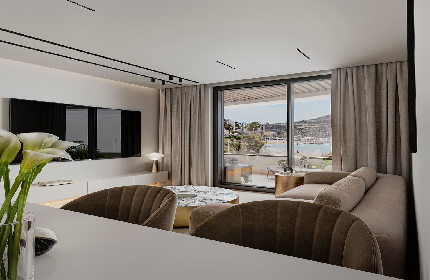Apartamento de 3 habitaciones en Calpe / Calp en venta con piscina garaje - 676.000 € (Ref: 9246987)