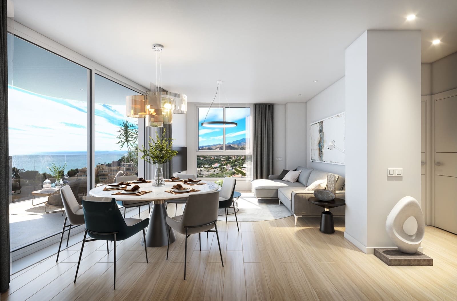 Apartamento de 2 habitaciones en La Villajoyosa / Vila Joiosa en venta con piscina garaje - 495.000 € (Ref: 9246990)