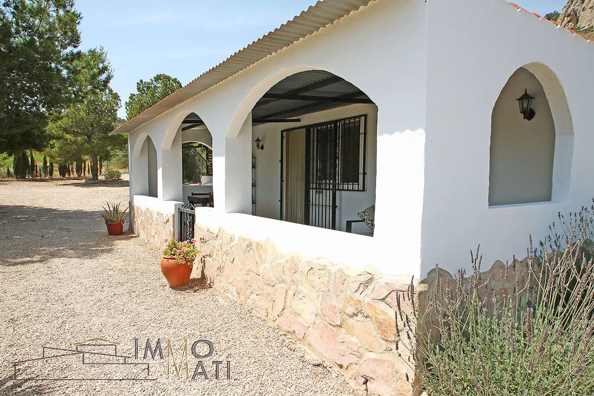 5 chambre Finca/Maison de Campagne à vendre à Sax avec piscine garage - 349 500 € (Ref: 9161641)