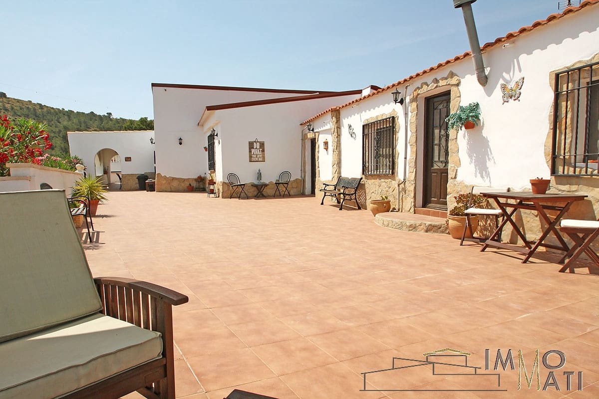 5 chambre Finca/Maison de Campagne à vendre à Sax avec piscine garage - 349 500 € (Ref: 9161641)