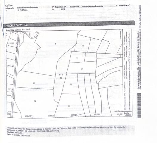 Grond te koop in Lajares, La Oliva - € 99.000 (Ref: 10091415)