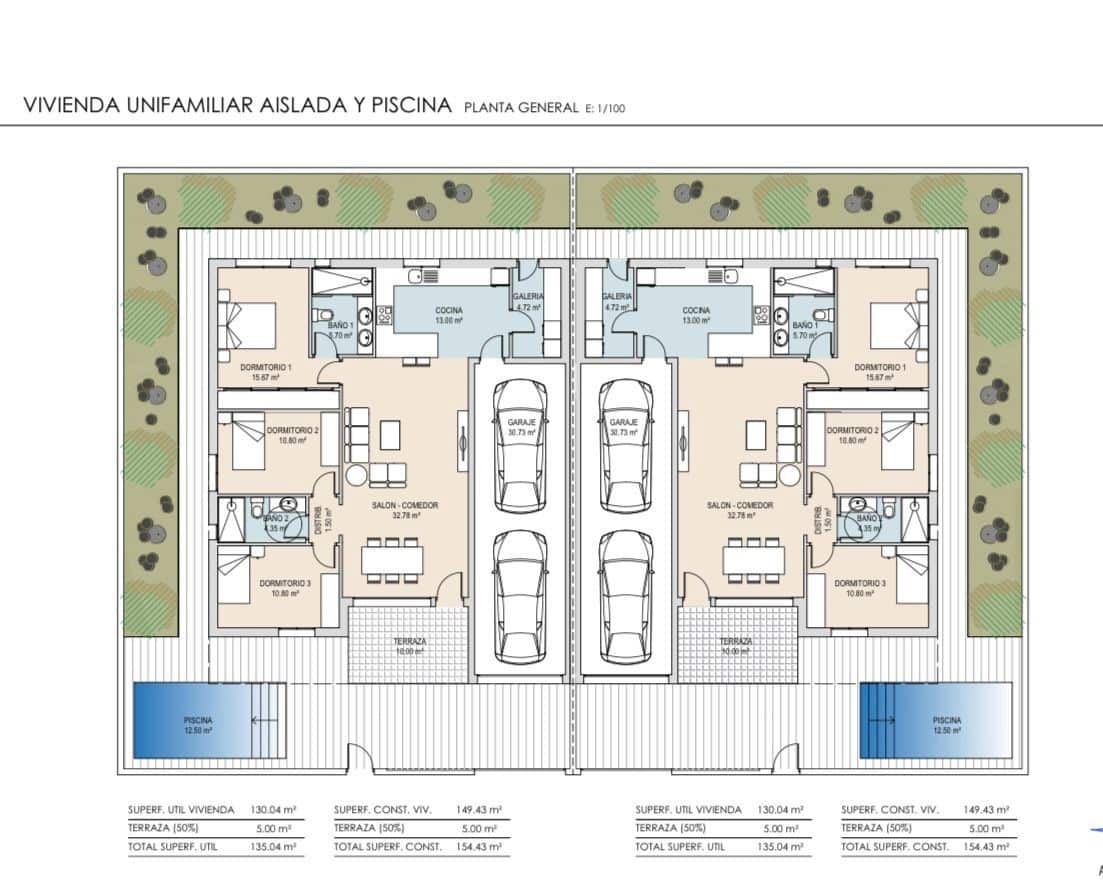 3 soverom Villa til salgs i La Romana med svømmebasseng garasje - € 270 000 (Ref: 8234198)