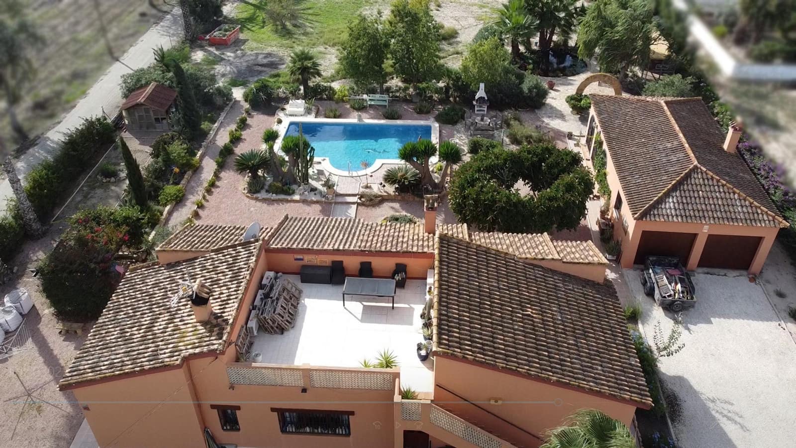 4 sypialnia Finka/Dom wiejski na sprzedaż w Daya Vieja z basenem garażem - 595 000 € (Ref: 9356905)