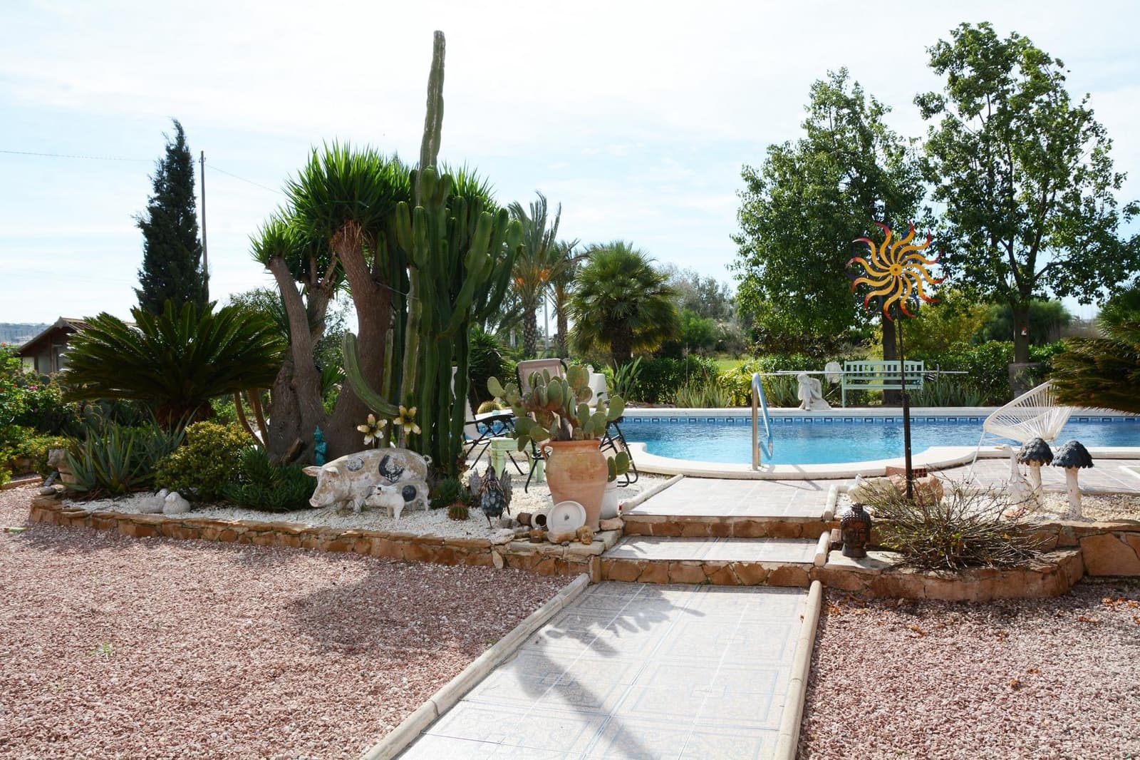 4 sypialnia Finka/Dom wiejski na sprzedaż w Daya Vieja z basenem garażem - 595 000 € (Ref: 9356905)