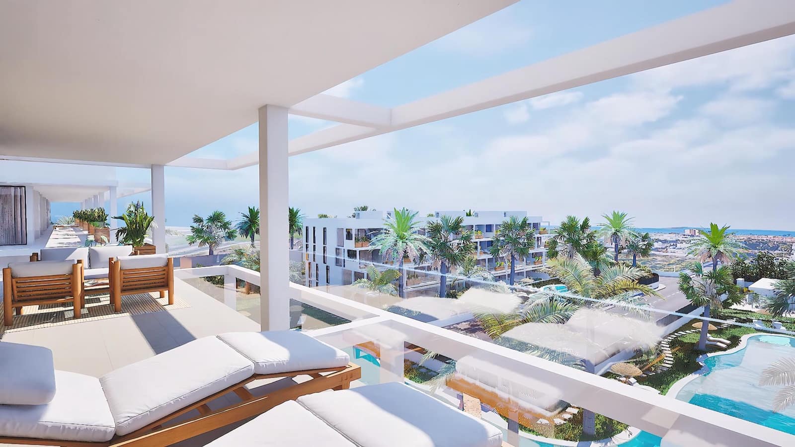 2 slaapkamer Appartement te koop in Mar de Cristal met zwembad garage - € 270.000 (Ref: 9789731)