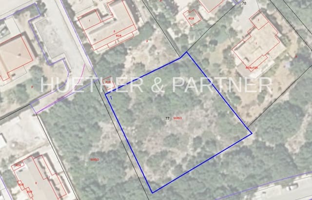 Ubebygd land til salgs i Calas de Mallorca, Manacor - € 253 500 (Ref: 7175301)