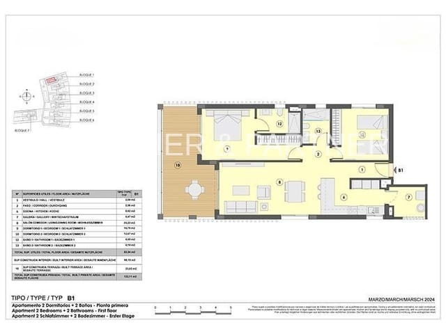 2 quarto Apartamento para venda em Colonia de Sant Jordi, Ses Salines - 560 000 € (Ref: 8191556)