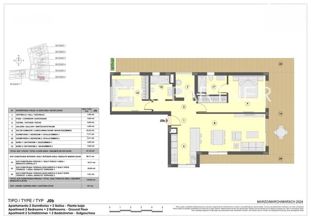 3 quarto Apartamento para venda em Colonia de Sant Jordi, Ses Salines - 920 000 € (Ref: 8263819)