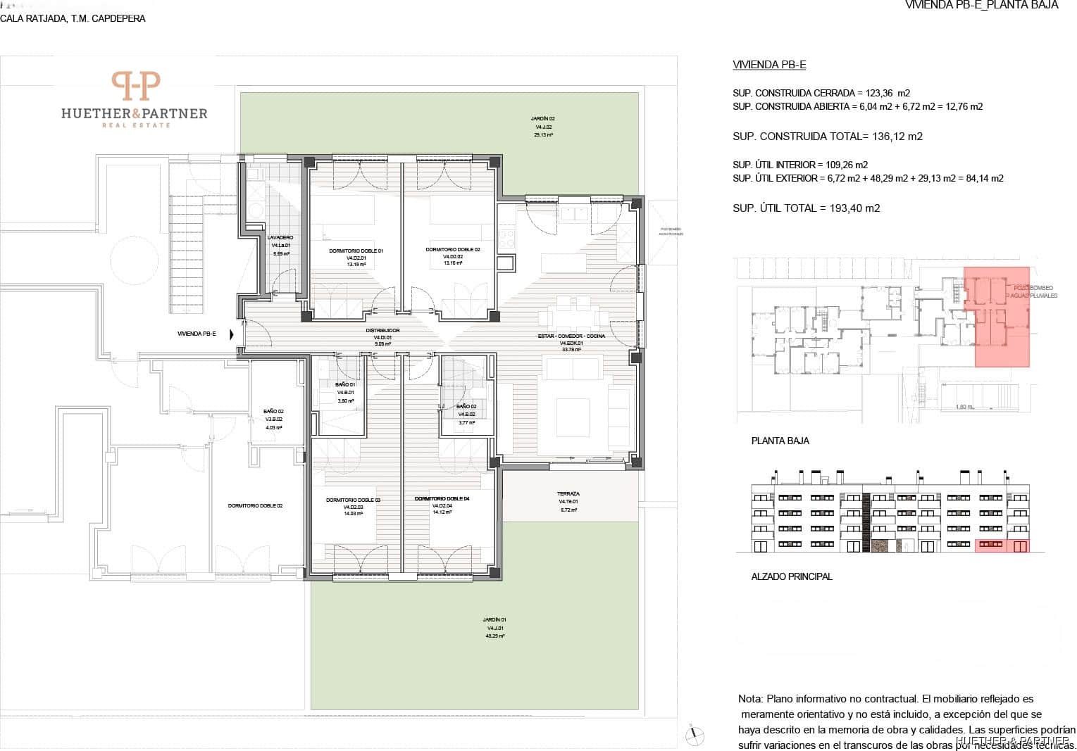 4 Zimmer Wohnung zu verkaufen in Cala Ratjada - 505.000 € (Ref: 8969438)