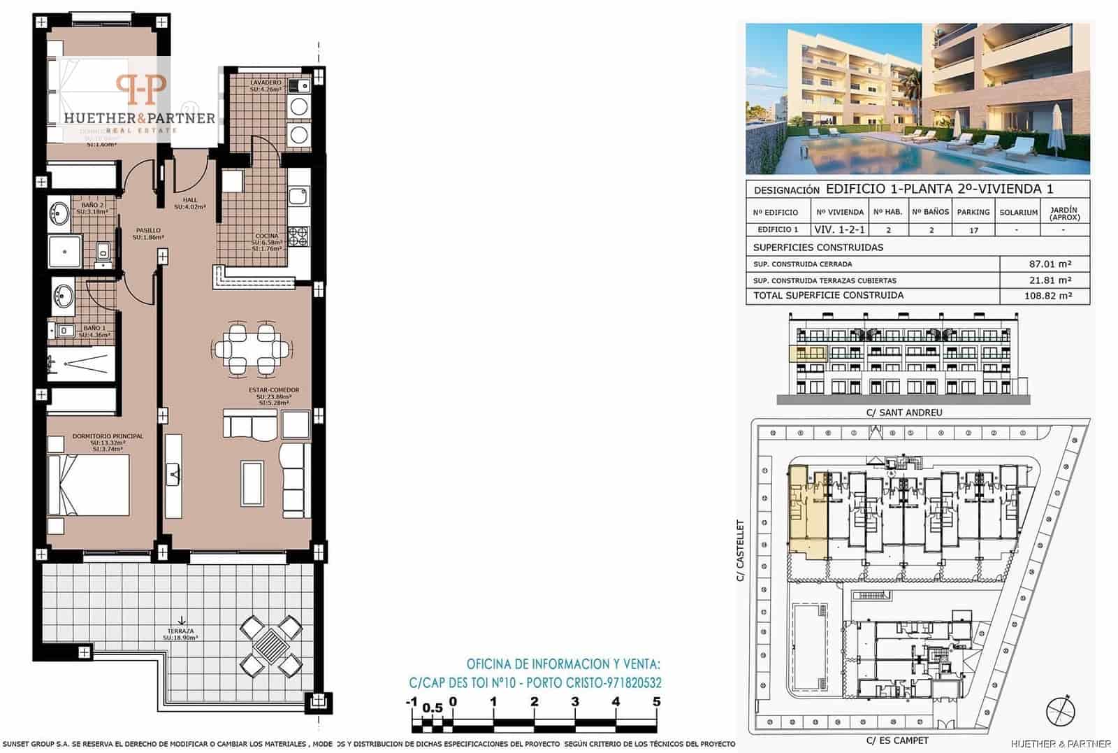 2 slaapkamer Flat te koop in Cala Ratjada - € 395.000 (Ref: 9057092)