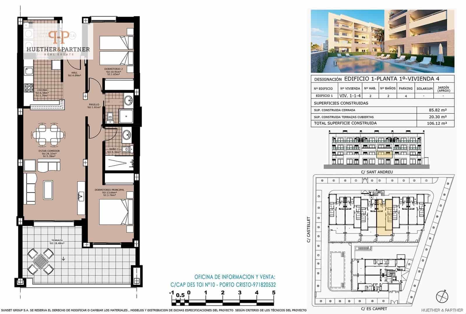 2 soverom Leilighet til salgs i Cala Ratjada - € 380 000 (Ref: 9057095)