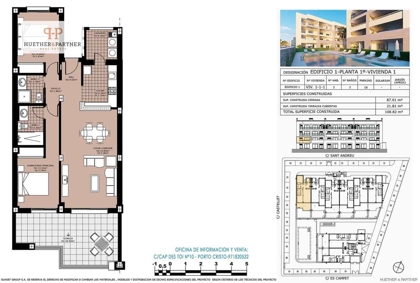2 soverom Leilighet til salgs i Cala Ratjada - € 380 000 (Ref: 9057095)
