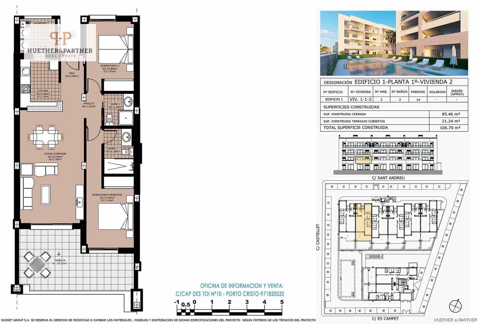 2 soverom Leilighet til salgs i Cala Ratjada - € 380 000 (Ref: 9057095)