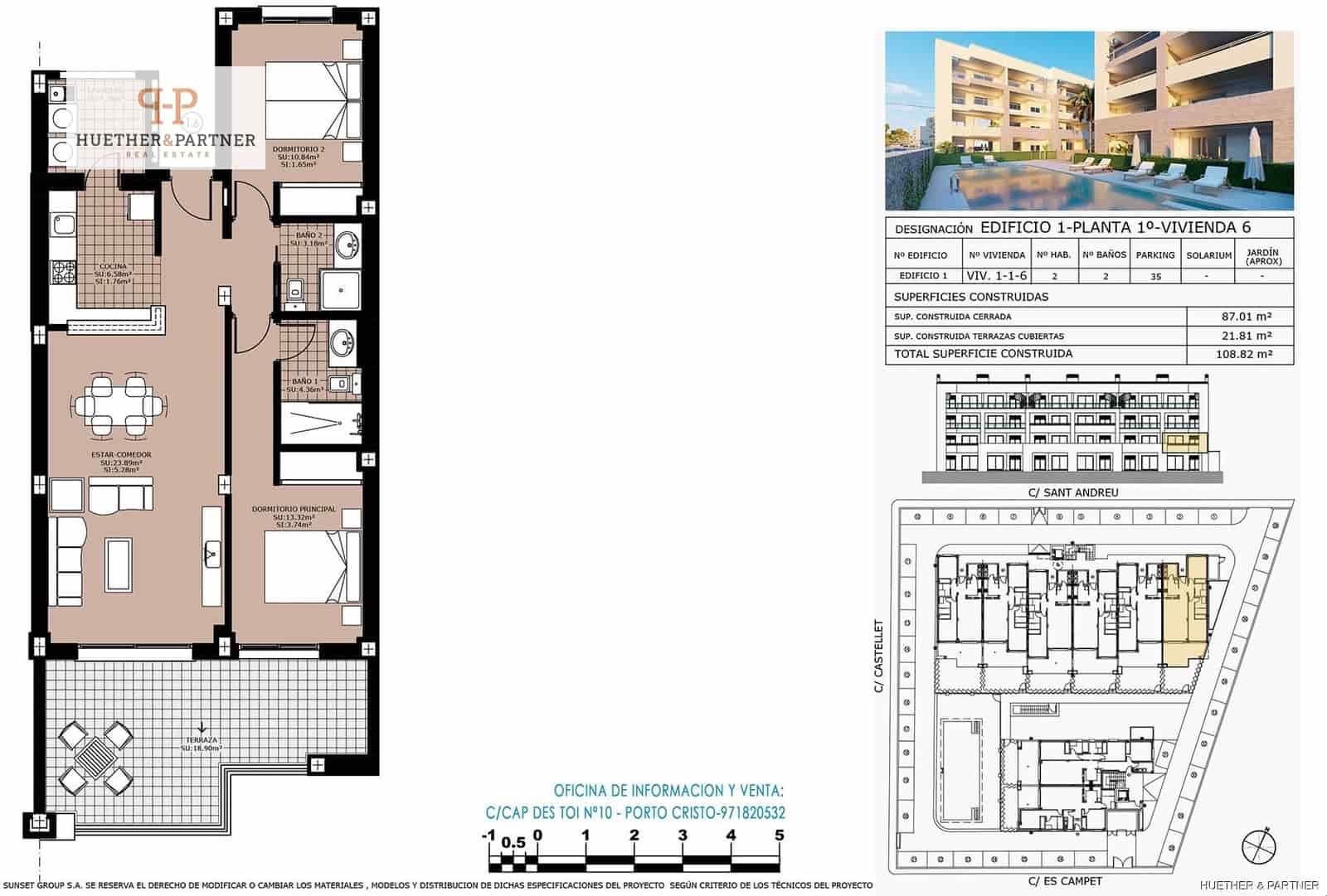 2 soverom Leilighet til salgs i Cala Ratjada - € 380 000 (Ref: 9057095)