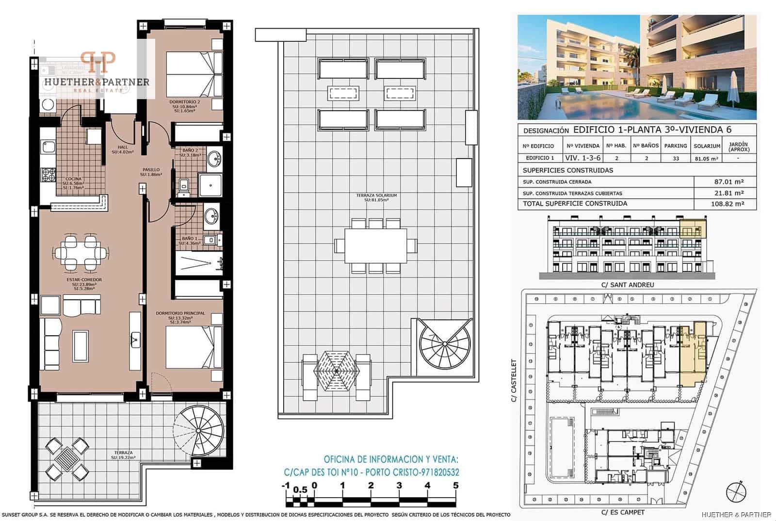 2 soveværelse Lejlighed til salg i Cala Ratjada - € 520.000 (Ref: 9057173)