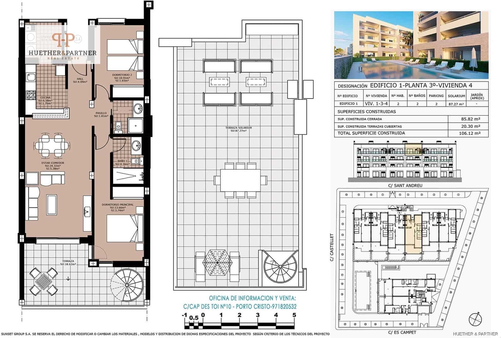 2 soveværelse Lejlighed til salg i Cala Ratjada - € 520.000 (Ref: 9057173)