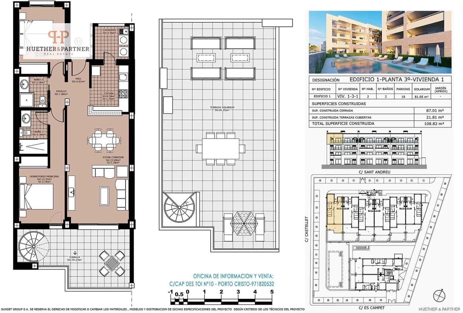 2 soveværelse Lejlighed til salg i Cala Ratjada - € 520.000 (Ref: 9057173)