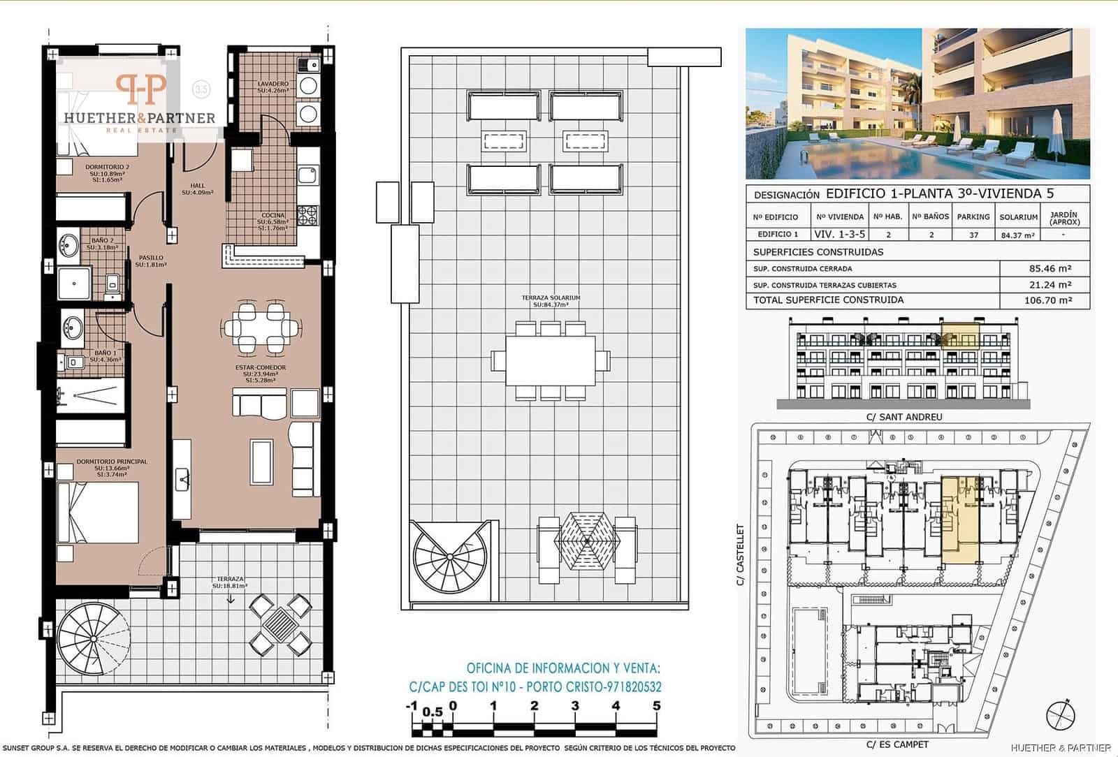2 soveværelse Lejlighed til salg i Cala Ratjada - € 520.000 (Ref: 9057173)