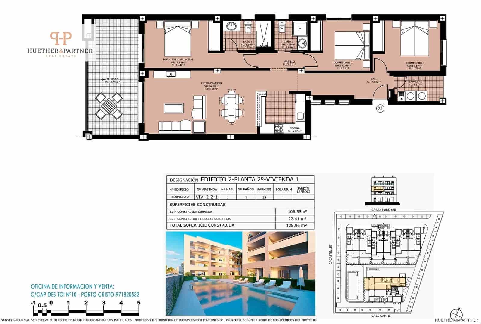 3 camera da letto Appartamento in vendita in Cala Ratjada - 435.000 € (Rif: 9061827)