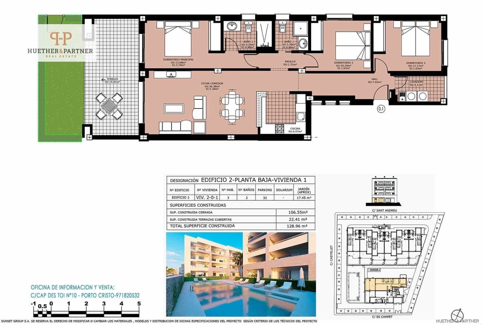 3 slaapkamer Flat te koop in Cala Ratjada - € 455.000 (Ref: 9061828)