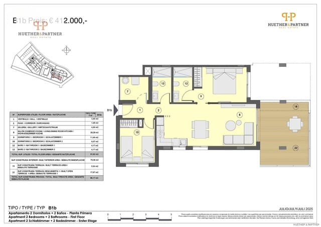 2 soverom Leilighet til salgs i Canyamel, Capdepera - € 436 000 (Ref: 9143196)