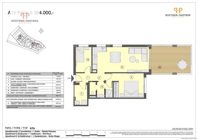 2 slaapkamer Flat te koop in Canyamel, Capdepera - € 384.000 (Ref: 9143765)