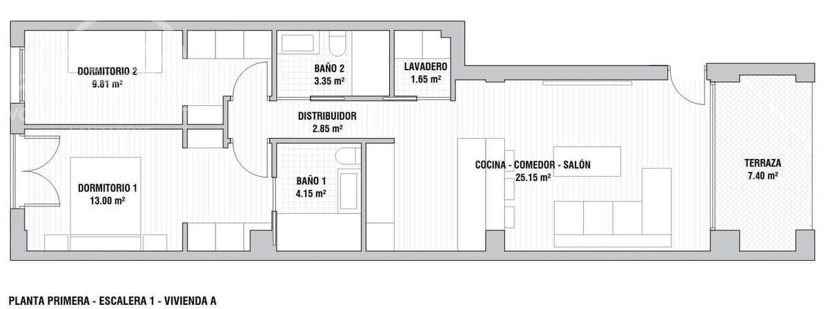 2 soveværelse Lejlighed til salg i La Santa med garage - € 215.000 (Ref: 8396331)