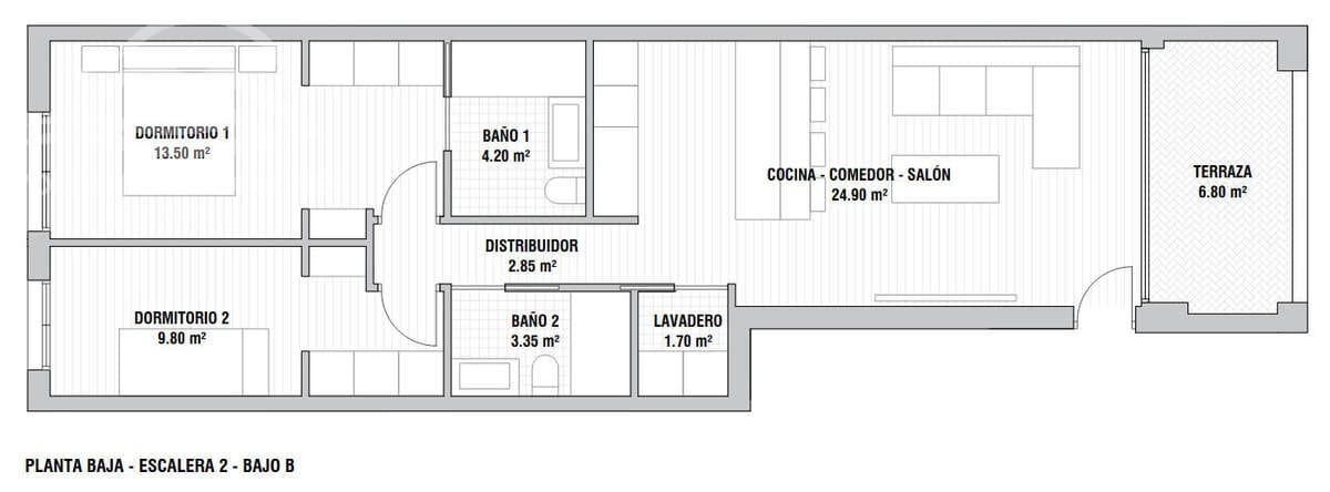 2 soveværelse Lejlighed til salg i La Santa med garage - € 215.000 (Ref: 8396331)