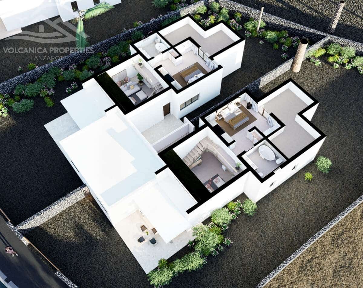 3 bedroom Villa for sale in Tinajo with garage - € 387,000 (Ref: 9780041)