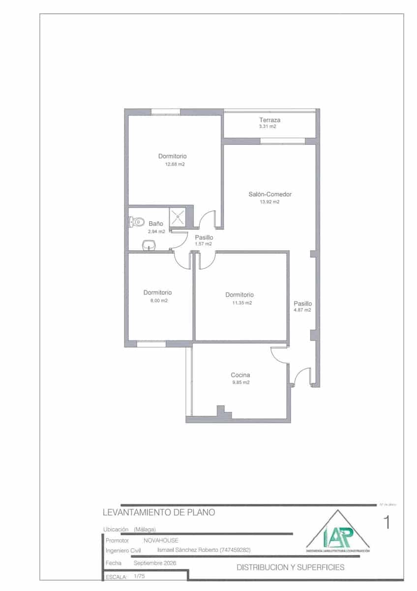 3 chambre Appartement à vendre à Malaga ville - 215 000 € (Ref: 10132047)
