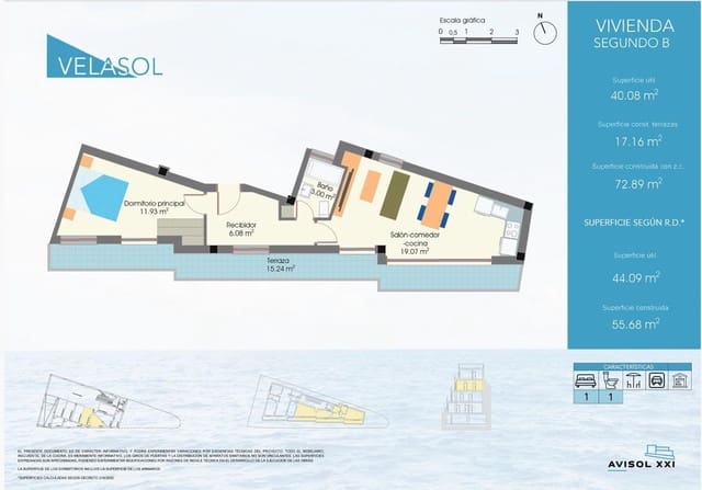 1 slaapkamer Flat te koop in Rincón de la Victoria met garage - € 240.000 (Ref: 8957083)