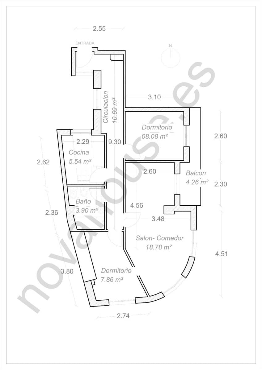 2 soveværelse Lejlighed til salg i Malaga by - € 269.900 (Ref: 9100728)