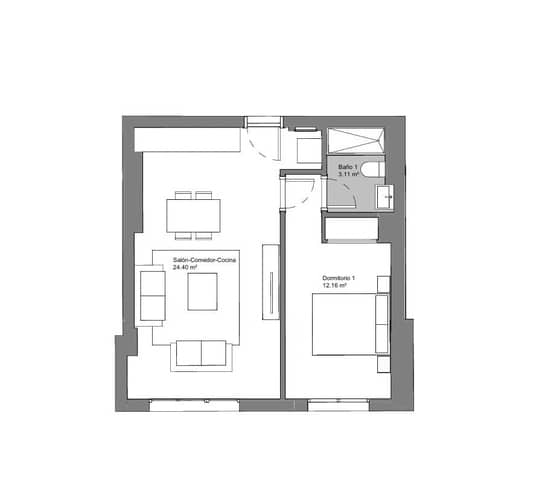 1 quarto Apartamento para venda em Torre del Mar, Vélez-Málaga com piscina garagem - 194 950 € (Ref: 9450904)