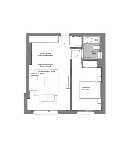 1 soverom Leilighet til salgs i Torre del Mar, Vélez-Málaga med svømmebasseng garasje - € 219 950 (Ref: 9450904)