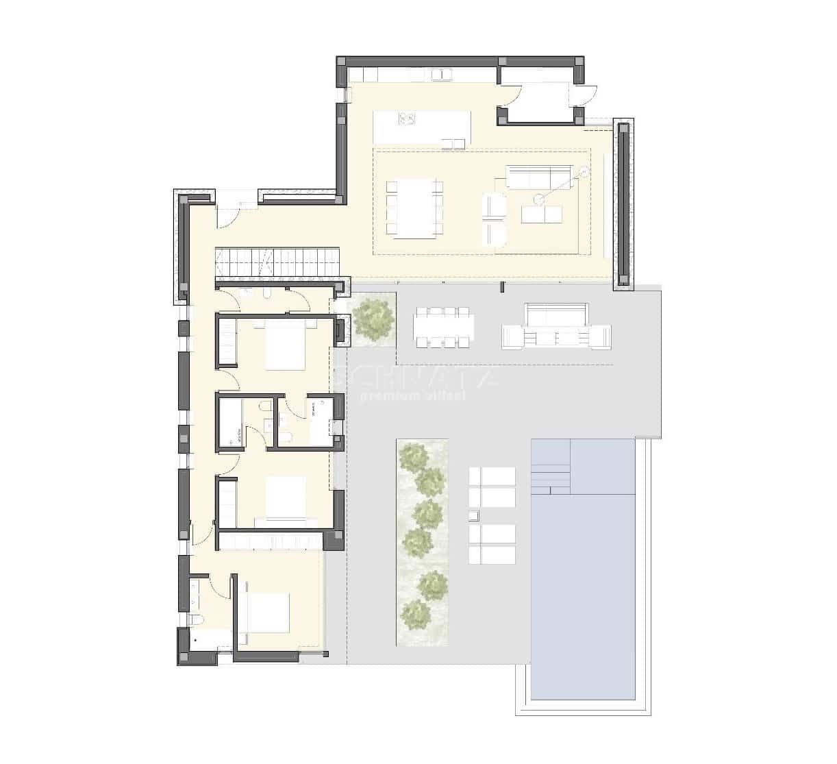 3 soveværelse Villa til salg i Moraira med swimmingpool garage - € 1.500.000 (Ref: 7689398)