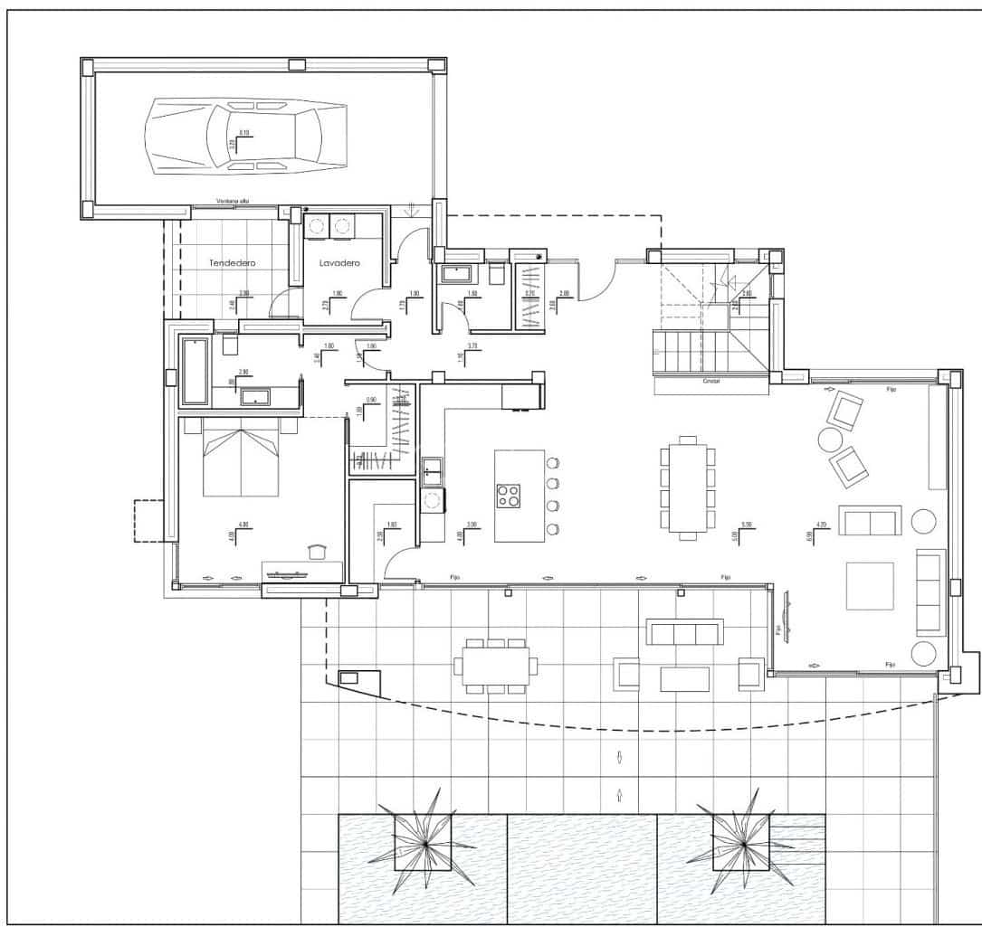 4 chambre Villa/Maison à vendre à Calpe / Calp avec piscine garage - 1 750 000 € (Ref: 7689402)