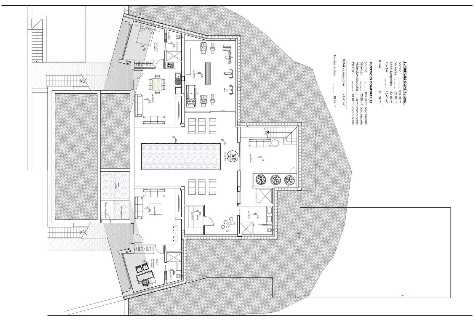 6 bedroom Villa for sale in Calpe / Calp with pool garage - € 3,500,000 (Ref: 7689404)