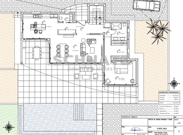 Chalet de 4 habitaciones en Moraira, Teulada-Moraira en venta con piscina garaje - 1.675.000 € (Ref: 7689416)