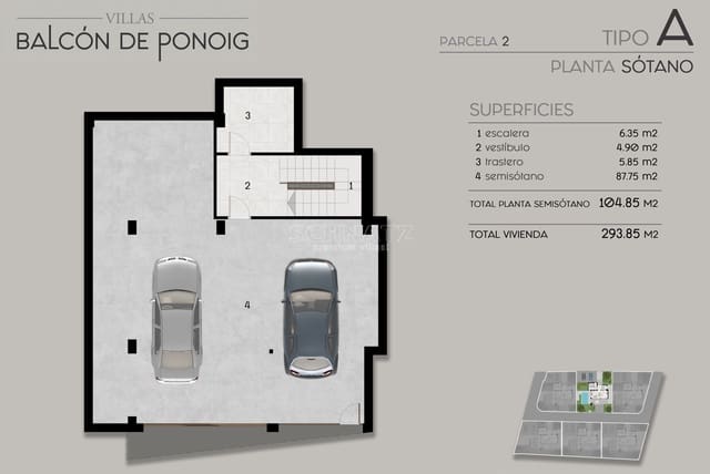 3 Zimmer Villa zu verkaufen in Polop mit Pool Garage - 860.000 € (Ref: 7977686)