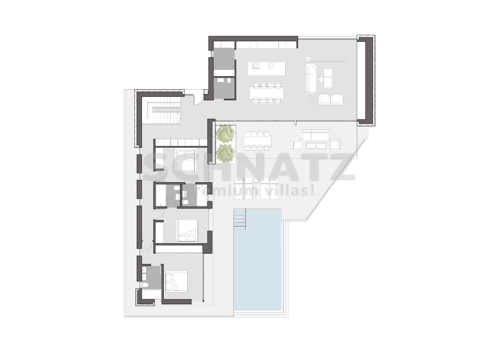 4 bedroom Villa for sale in Moraira with pool garage - € 1,995,000 (Ref: 8562148)