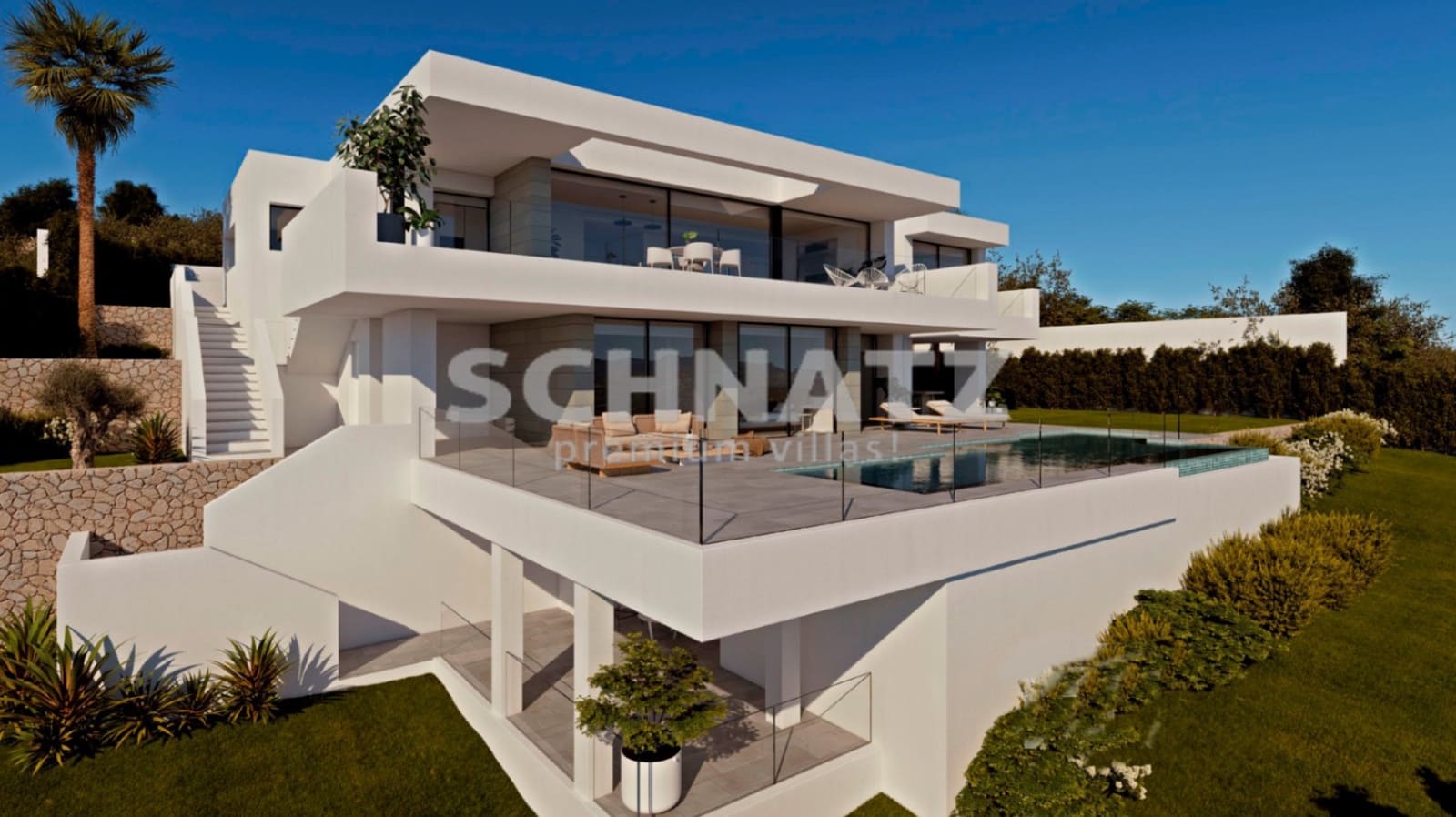 3 slaapkamer Villa te koop in Cumbre del Sol met zwembad garage - € 2.865.000 (Ref: 8562183)