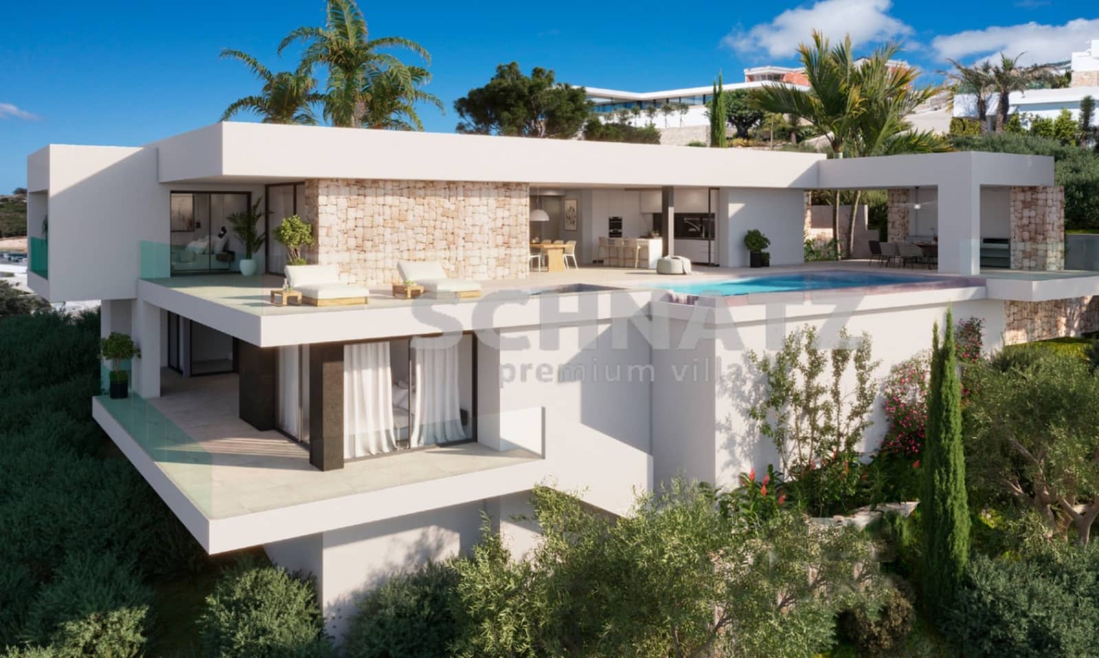 3 slaapkamer Villa te koop in Cumbre del Sol met zwembad garage - € 3.283.000 (Ref: 8562184)