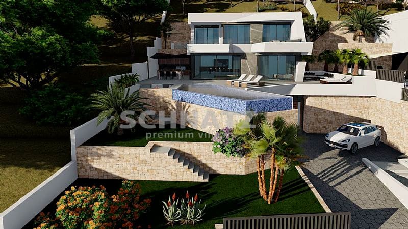 4 camera da letto Villa in vendita in Calpe / Calp con piscina garage - 1.690.000 € (Rif: 8723164)
