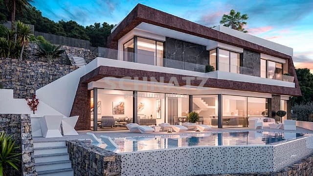 4 soveværelse Villa til salg i Calpe / Calp med swimmingpool garage - € 1.550.000 (Ref: 8736077)