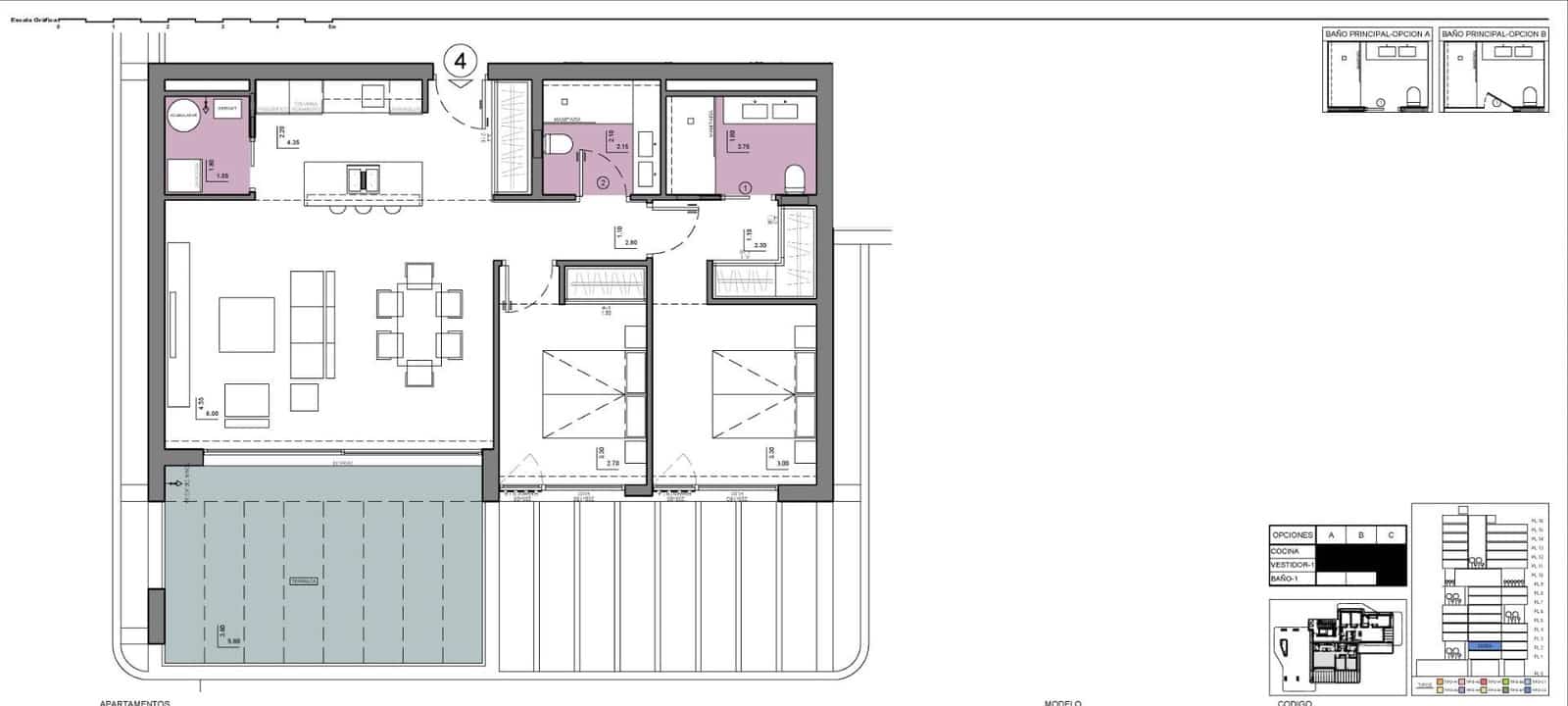 2 makuuhuone Huoneisto myytävänä paikassa Calpe / Calp mukana uima-altaan - 668 400 € (Ref: 10091211)