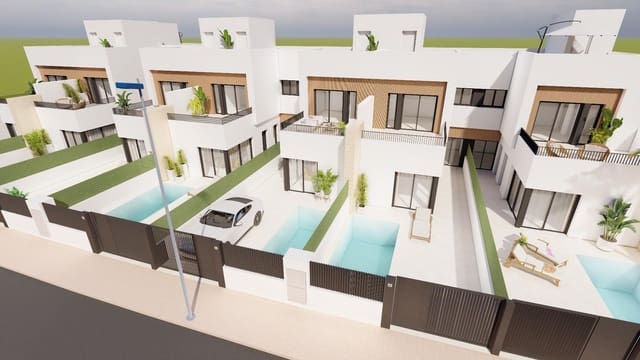 3 soverom Villa til salgs i Santiago de la Ribera, San Javier med svømmebasseng garasje - € 379 000 (Ref: 9305845)