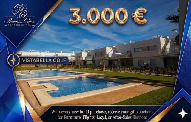 2 bedroom Bungalow for sale in Vistabella, Orihuela with pool - € 299,900 (Ref: 9354292)