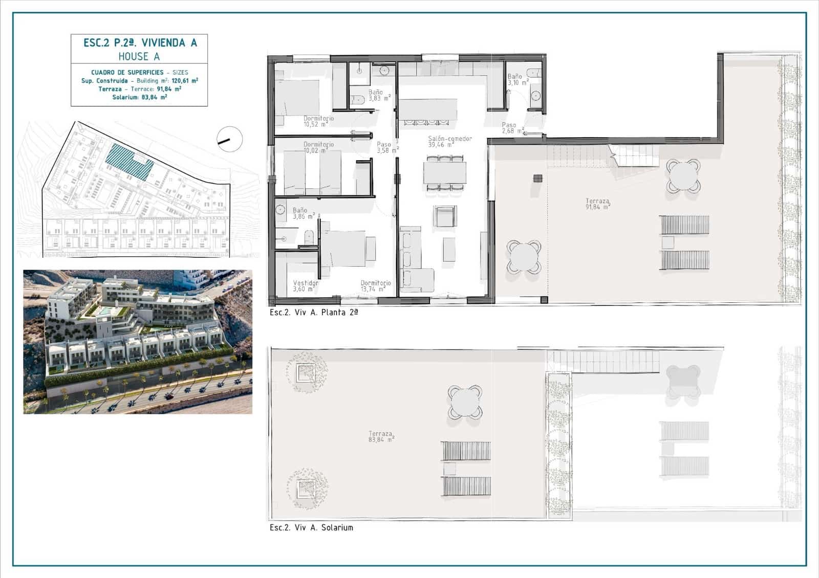 2 soveværelse Penthouse til salg i Aguilas med swimmingpool garage - € 297.000 (Ref: 9354394)