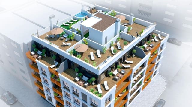 3 chambre Appartement à vendre à Parque de las Naciones, Torrevieja avec piscine - 295 000 € (Ref: 9435293)