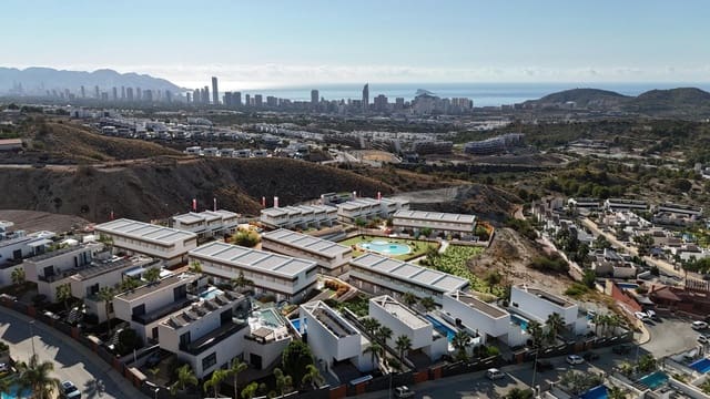 3 soveværelse Byhus til salg i Balcón de Finestrat - Terra Marina, Finestrat med swimmingpool garage - € 450.000 (Ref: 9442182)